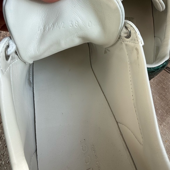 Gucci New Ace Sneakers with Red and Green Stripes - Picture 11 of 14